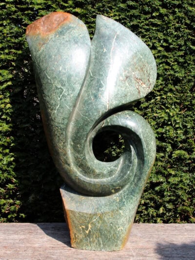 Tuinbeeld – Opaal – Groen – Natuursteen – Double – 76x40x23 cm