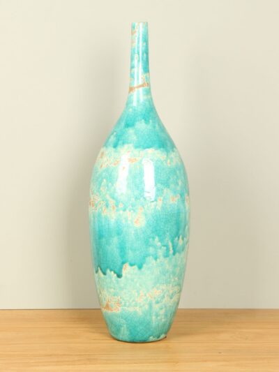 Vaas – Blauw – Keramiek – Actros 51 cm